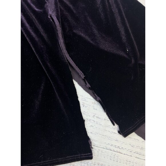 Max Studio Dress Size S Purple Sleeveless Midi Velvet Dress Whimsigoth Fairy - Picture 8 of 13
